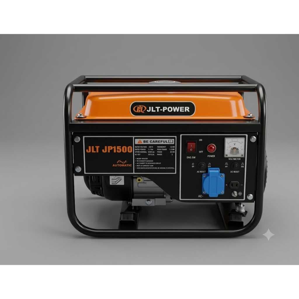 Gerador Portátil JLT JP1500 (98cc, 3.0 HP, 1200W) Ótimo Estado