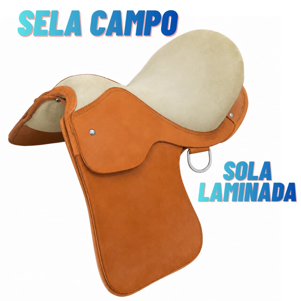 Sela campo Vaquejada  Passeio Cavalgada trabalho 15 polegada