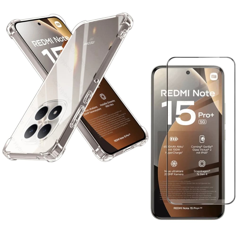 Capa + Película Para Xiaomi Redmi Note 15 15 Pro 15 Pro Plus | 3D Privacidade ou Cerâmica