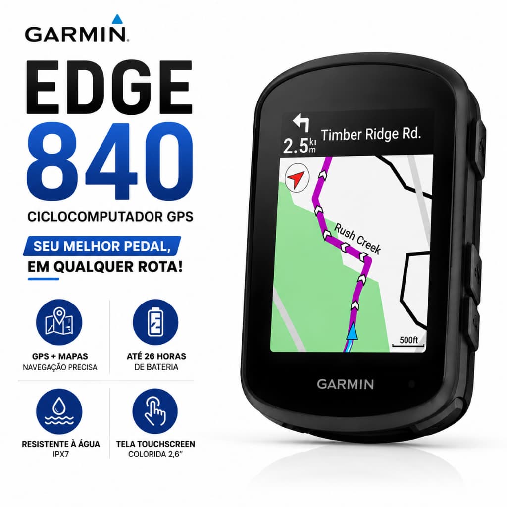 Ciclocomputador GPS Garmin Edge 840 Bike Ciclismo Original Garantia NF