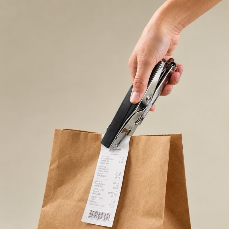Grampeador Alicate De Metal Profissional Aço Reforçado 24/6 e 26/6 Até 30 Folhas Pegada Confortável