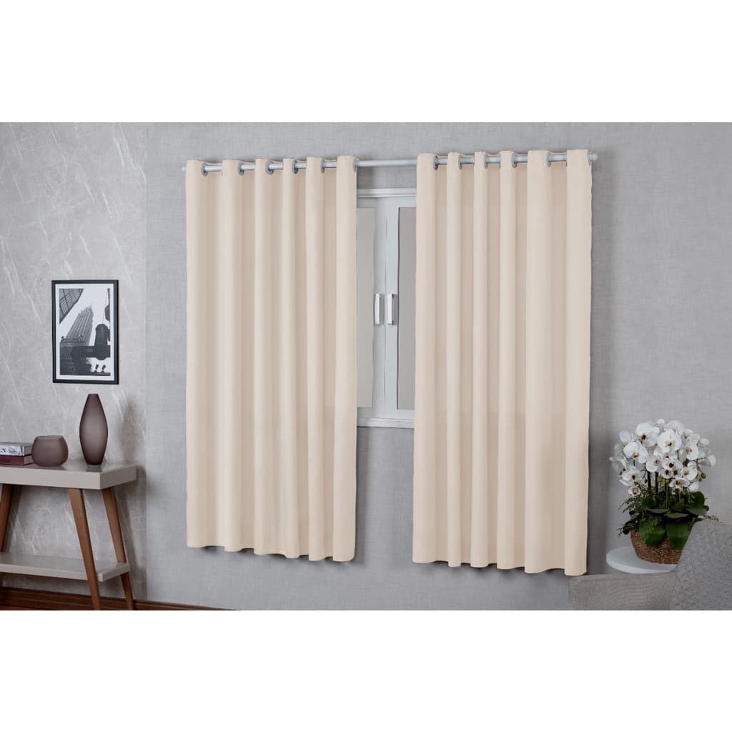 Cortina Roma Pequena 2,20 x 1,70 em Microfibra – Elegância e Qualidade