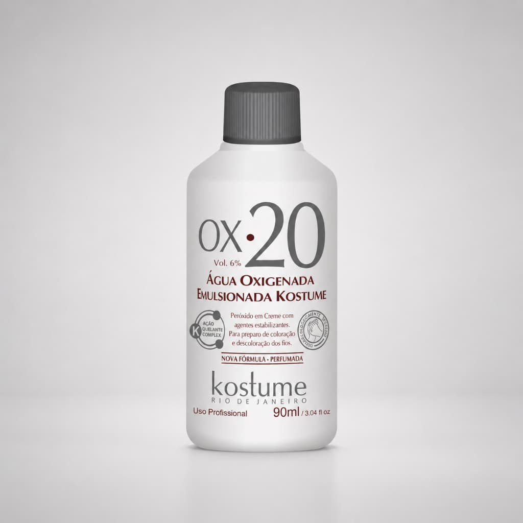 Água Oxigenada Emulsionada Kostume OX 20vol - 90ml