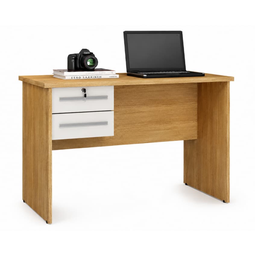 Mesa Escrivaninha Para Computador Bela com Nicho Home Office Estudo para Escritório