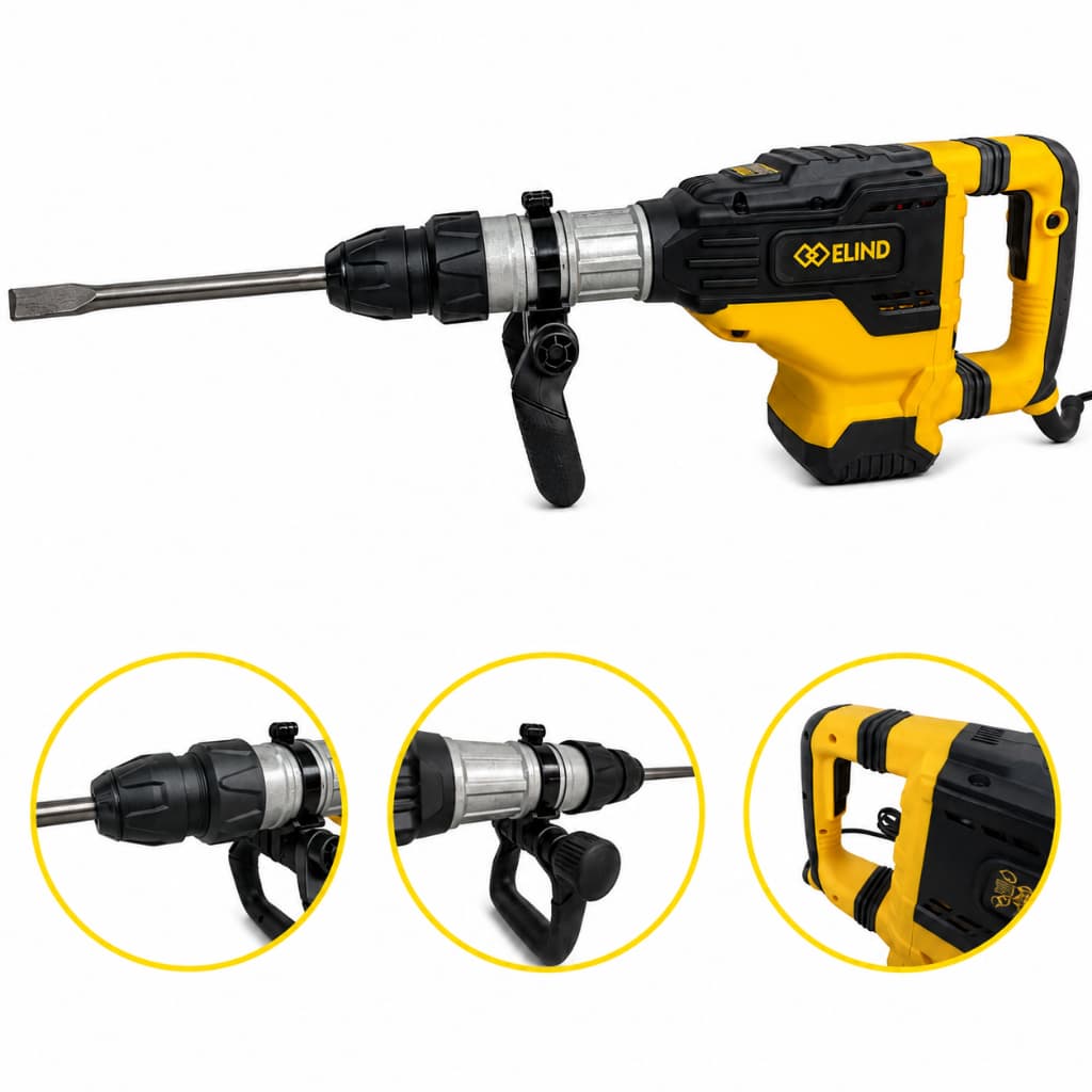 Martelete Demolidor bomder 15kg - 2450w, 58j, 110v Com Brinde
