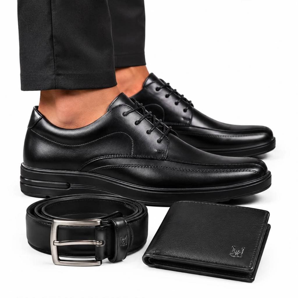 Sapato Masculino Social Cadarço Footwear Confort Gel Promoçao Entrega Imediata