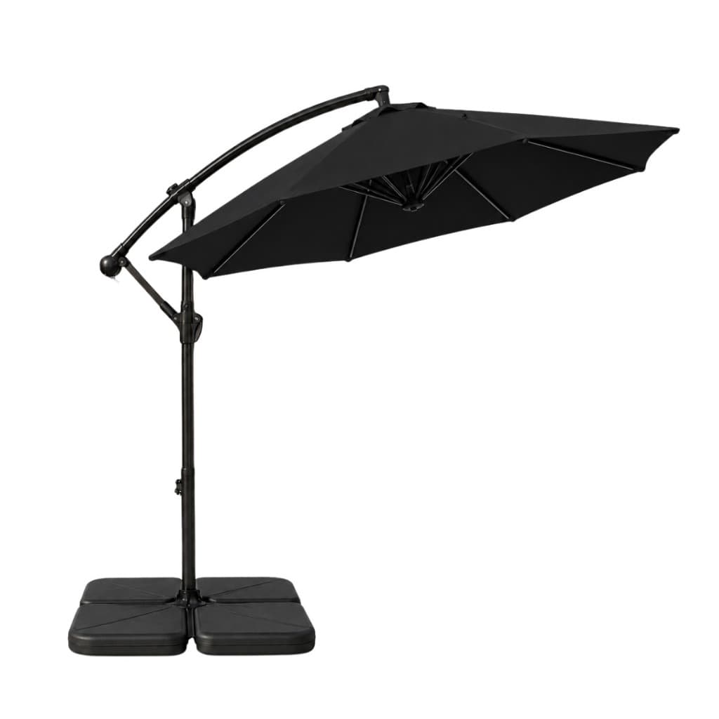 Guarda-sóis Ombrelone Lateral Com Base LuvinCo Ombrelone Estrutura Guarda Sol LuvinCo