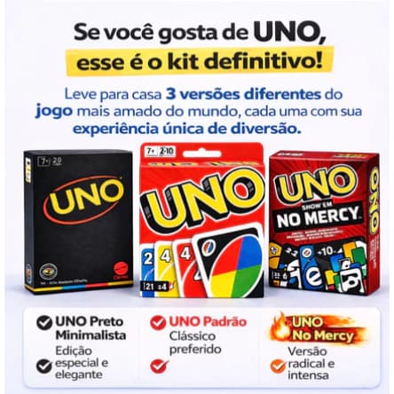 Jogo de Cartas UNO - LISO STITCH CAPYBARA VERMELHO PRETO MERCY FLIP com Cartas Temáticas e Regra Especial
