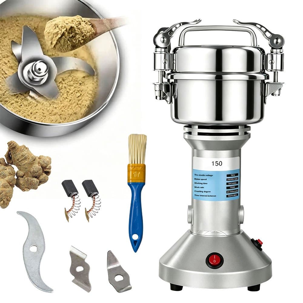 Moedor De Graos Ervas Temperos Cafe 150g Eletrico Ago Inox moedor de alimentos 110V 750W