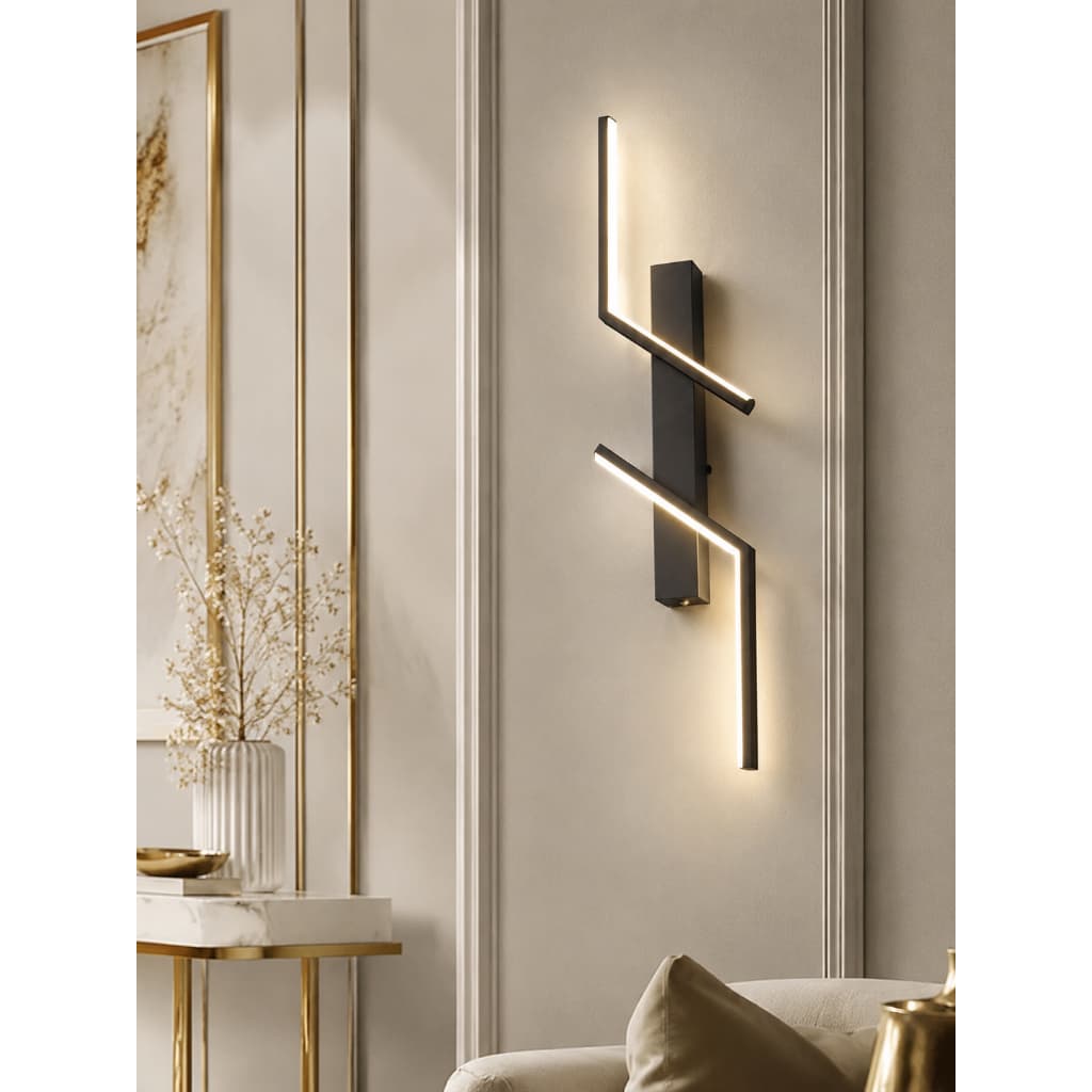 ARANDELA LED TRAÇO LUMINA PRETO