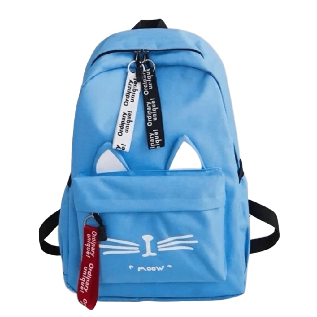 Mochila Feminina Nylon Juvenil com Estojo