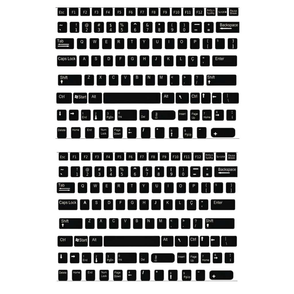 02 Adesivos teclado Portugues Teclas apagadas