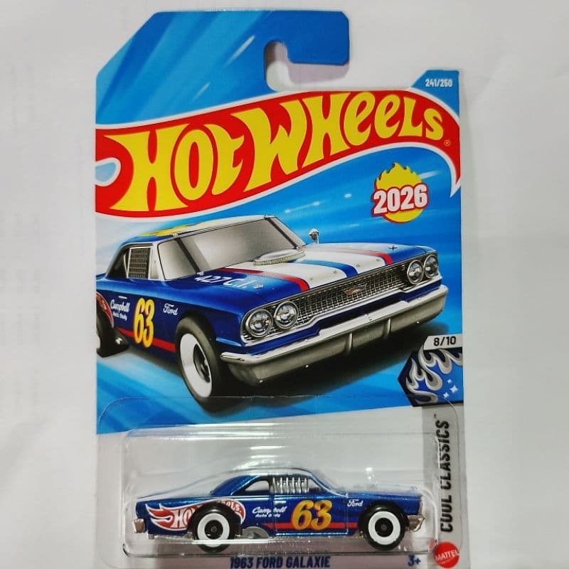 Hot Wheels - Carrinho miniatura - Colecionável - Original Mattel - 1963 Ford Galaxie Lote M 2026