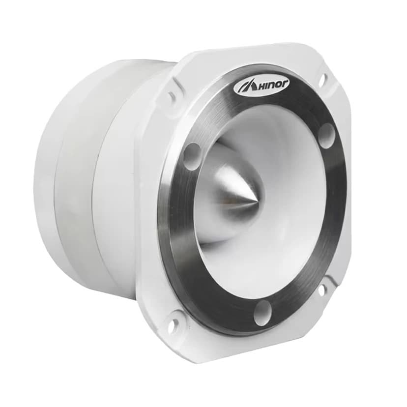 Super Tweeter Hinor HST-600 300W RMS Trinyum Som Automotivo Branco