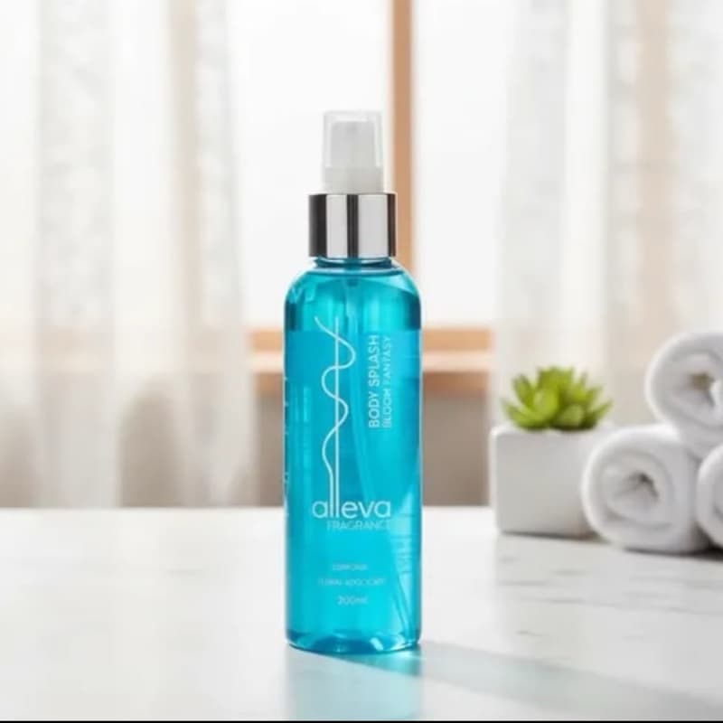 Body Splash Bloom Fantasy Alleva Floral Adocicado Perfume Corporal 200 ml