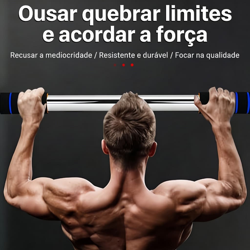 60 a 100cm Extensivel Suporta 150kg Barra de Porta Exercicios