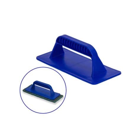 Suporte LT Para Fibra Manual Limpeza Vidro Parede Azul 1 unidade