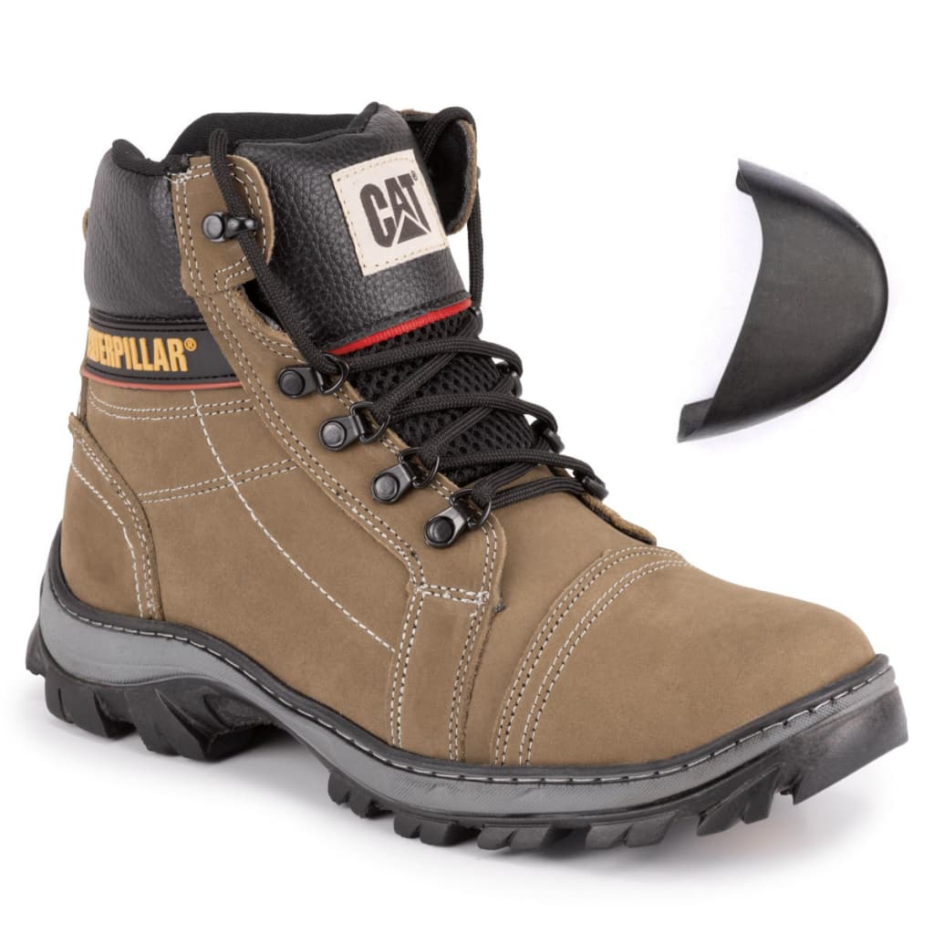 Bota Caterpillar Adventure Masculina Biqueira PVC Solado Tratorado