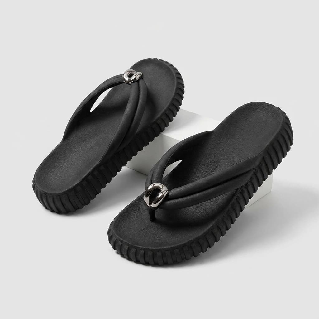 Chinelo Nuvem Feminino Dedo Plataforma Macio Confortável Antiderrapante Casual