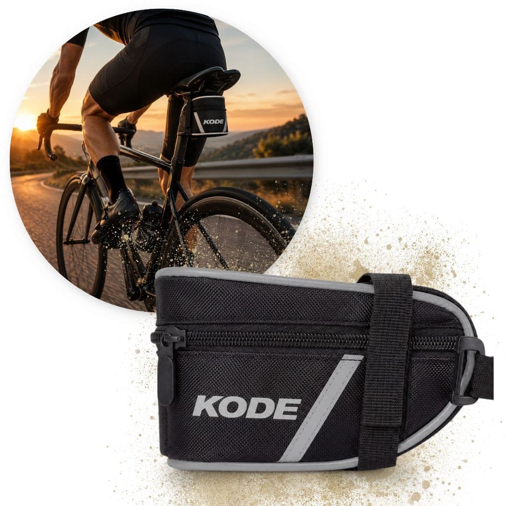 Bolsa De Selim Para Bike C/ Refletor Case Banco Bicicleta