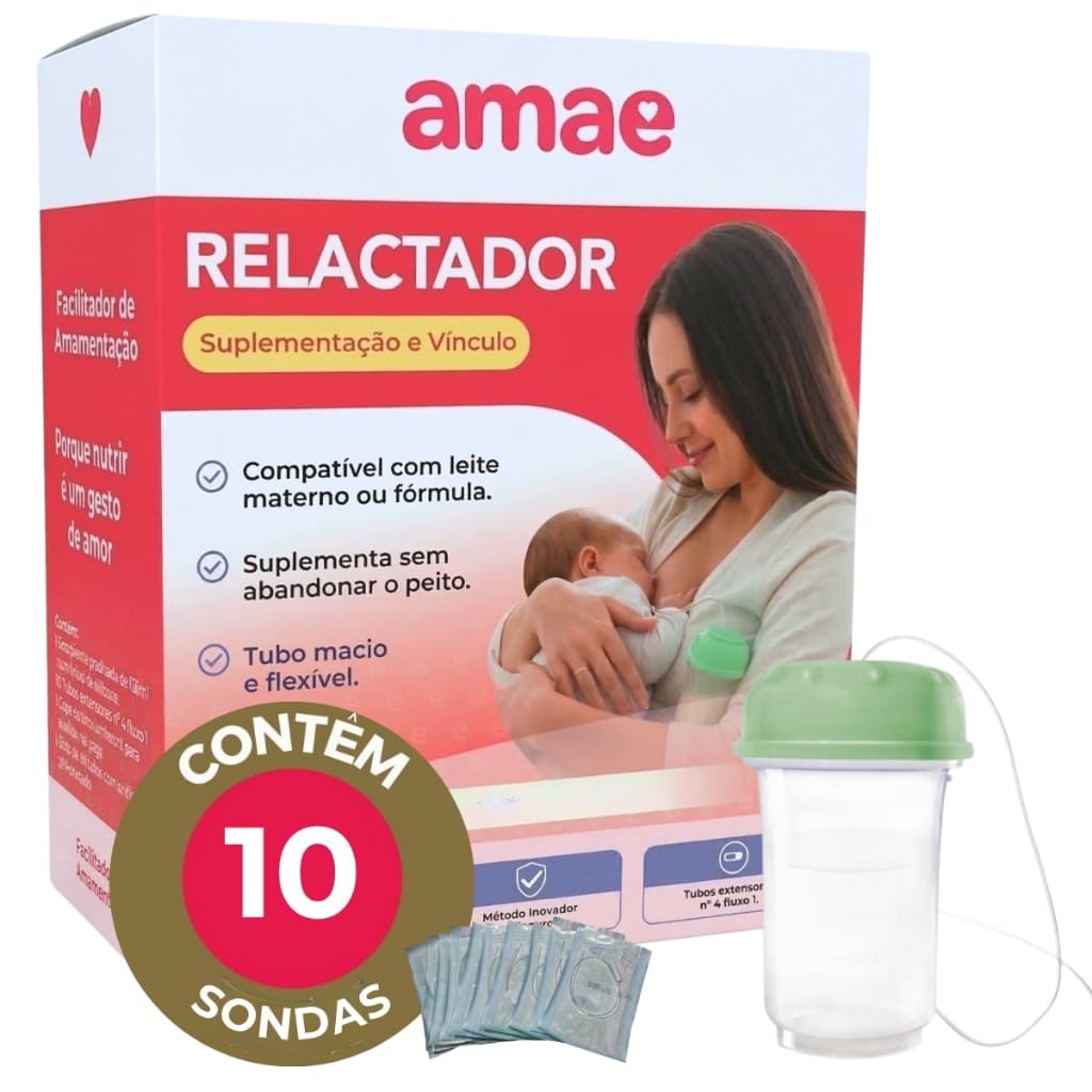 Relactador + 10 Sondas Suplementação Relactação Amae