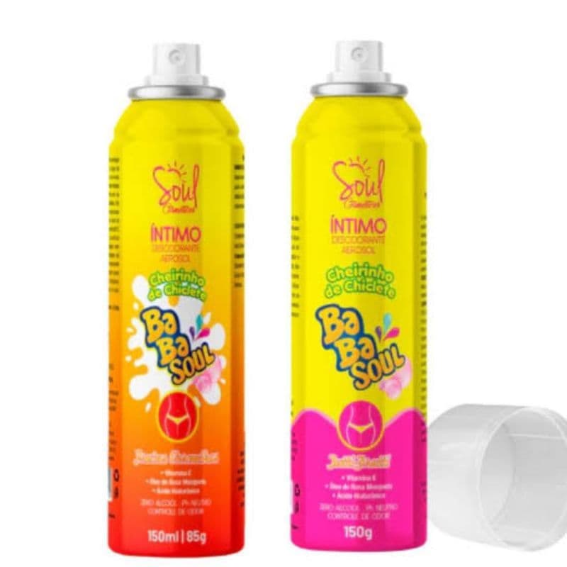 Desodorante Íntimo Spray Babasoul 150ml - Frescor e Conforto com Fragrância Divertida