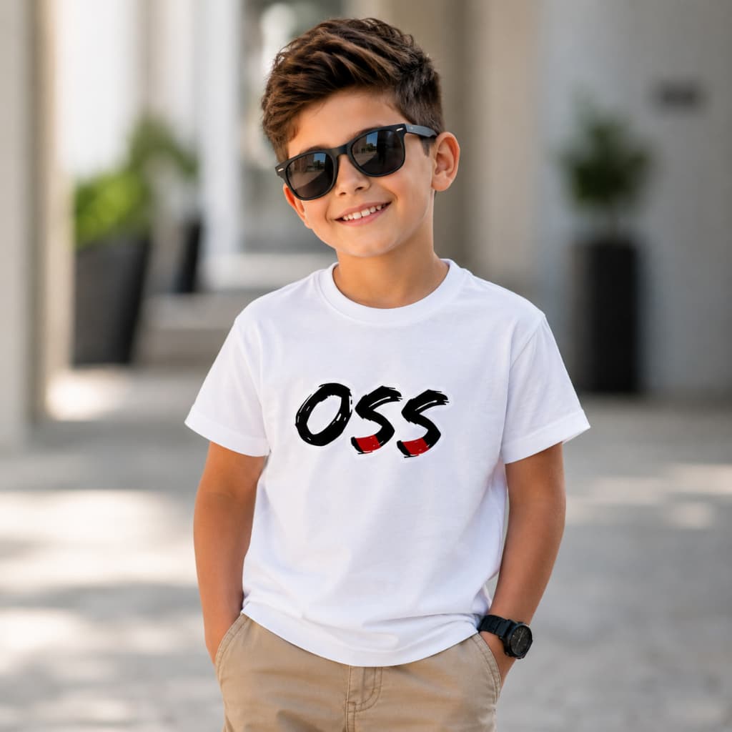 CAMISETA INFANTIL OSS JIU JITZU LUTADOR ARTES MARCIAIS DISCIPLINA
