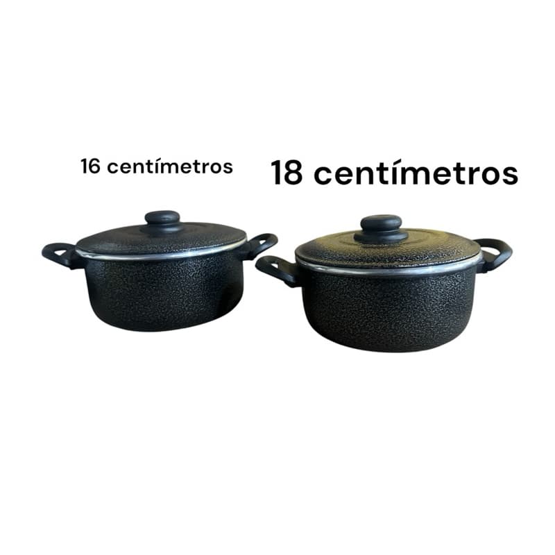 Kit 2 Caçarolas Alumínio Panelas N16 e N18 Cozinha Completa