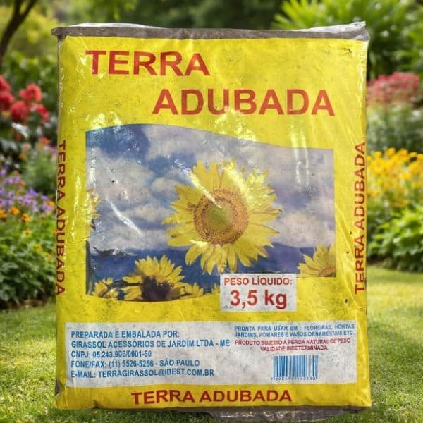 Terra Adubada Saco 3,5kg Girassol