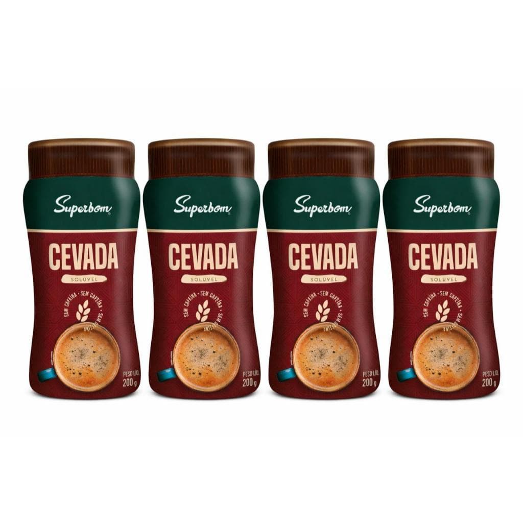 Café Cevada Solúvel sem Cafeína Superbom 200 Gr / Cevada Zero Cafeína / Cevada Solúvel