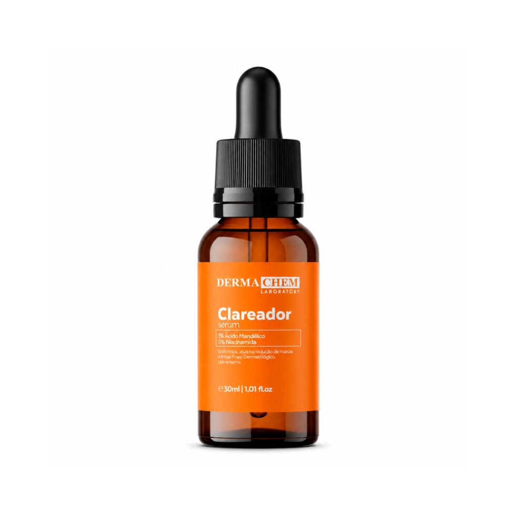 Sérum Facial Clareador Dermachem 30ml Prevene o Envelhecimento Precoce c/ Ácido Mandélico