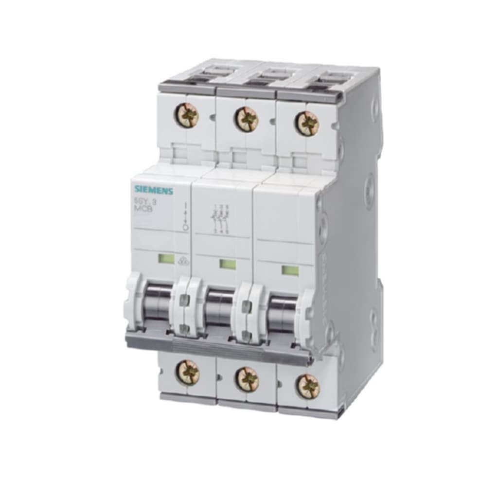 Interruptor LS 15KA,3p,C,3A,T=70mm - Disjuntor miniatura trifásico C3A 5SY7303-7