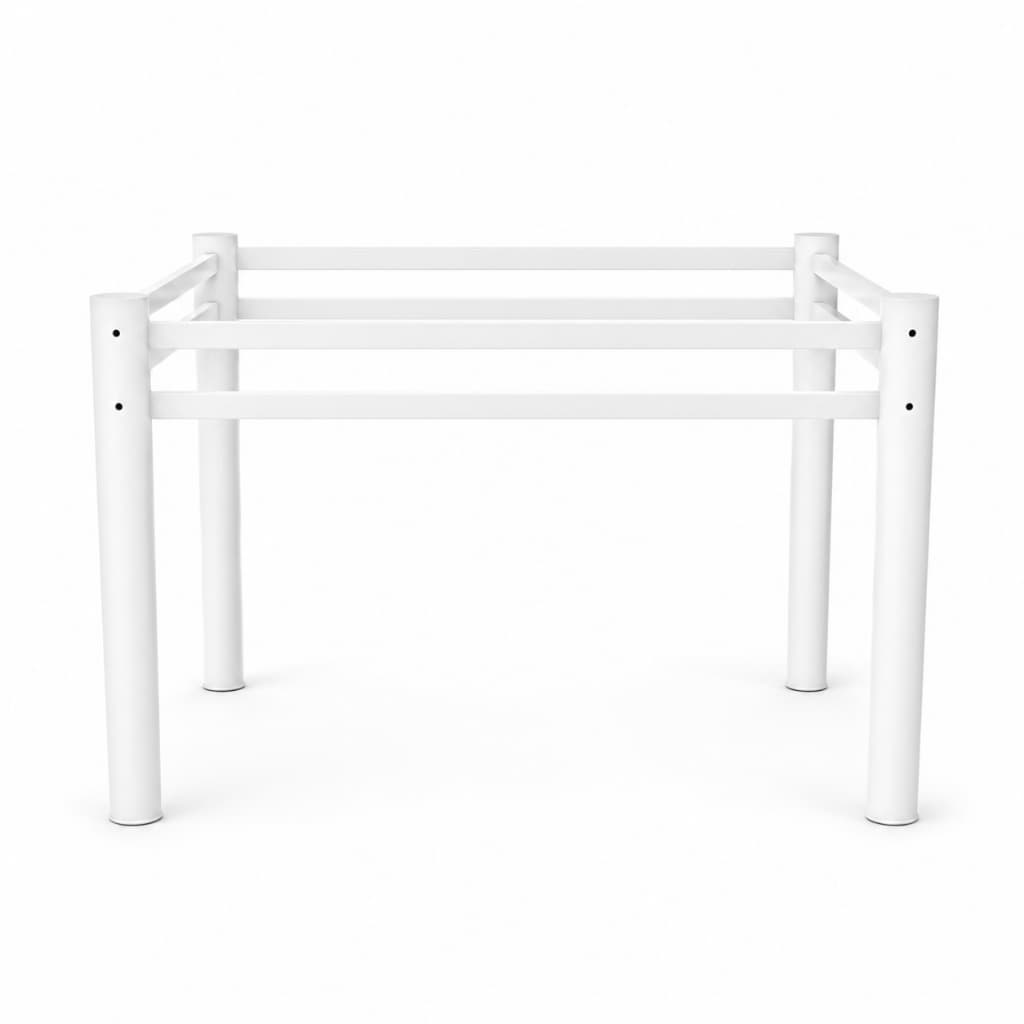 Base De Mesa De Jantar Aço Reforçado Para Tampo Vidro Madeira Granito