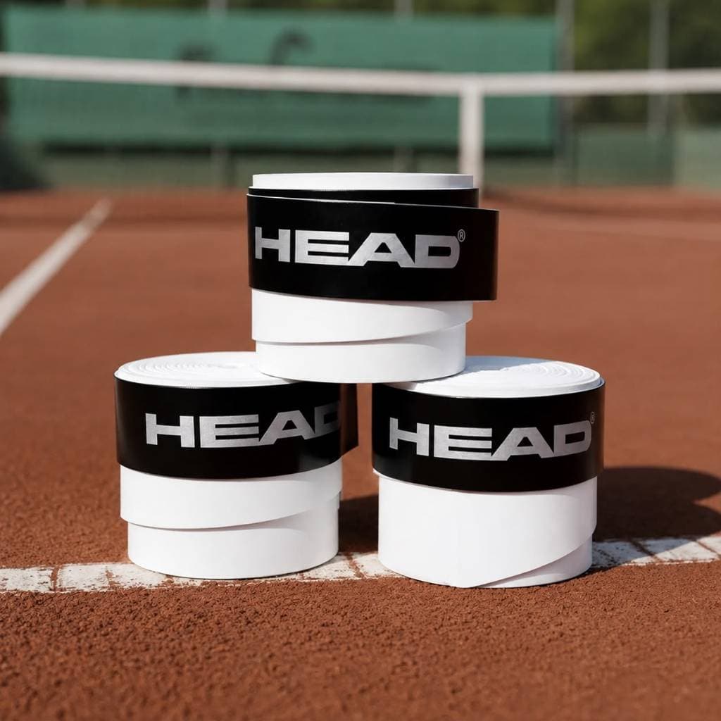 Overgrip Head branco Stick (pegajoso) - 1/3 unidades, para beach tennis, tennis, padel