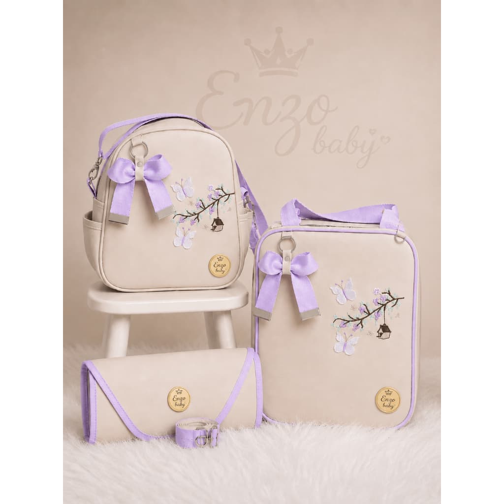 Kit de mala/mochila maternidade menina e menino