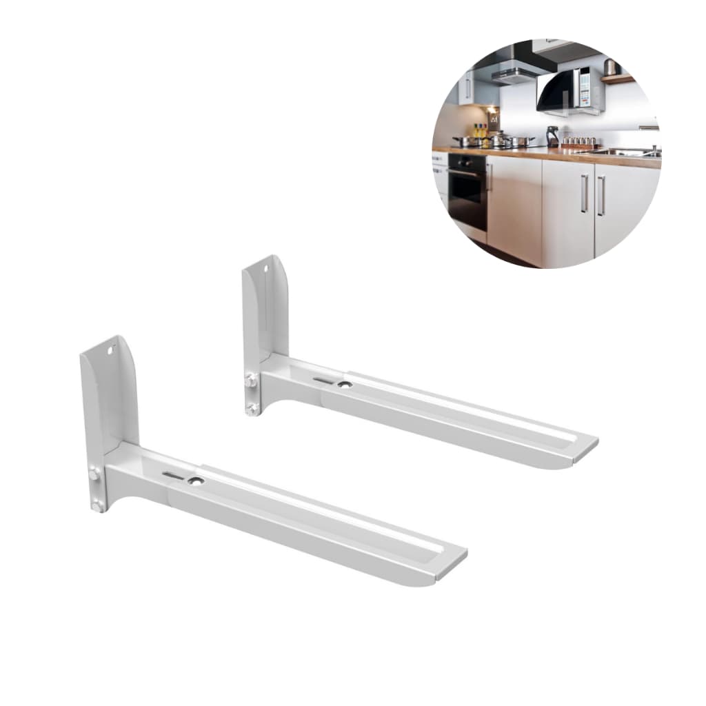 Suporte para Micro-ondas MXT AR-MB03 Ajustável 29 a 45cm Suporta até 30kg Fixação de Parede Universal