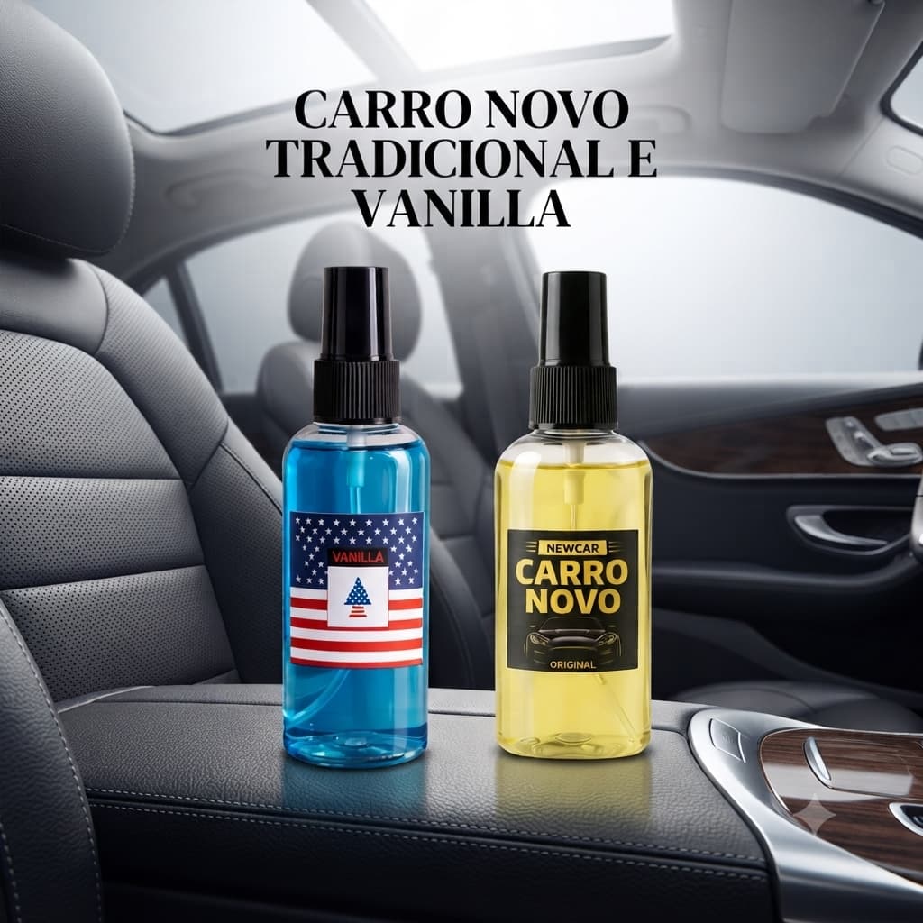 CHEIRINHO AROMATIZADOR DE CARRO AUTOMOTIVO FRAGÂNCIAS DE QUALIDADE PREMIUM CARRO NOVO  E VANILLA.