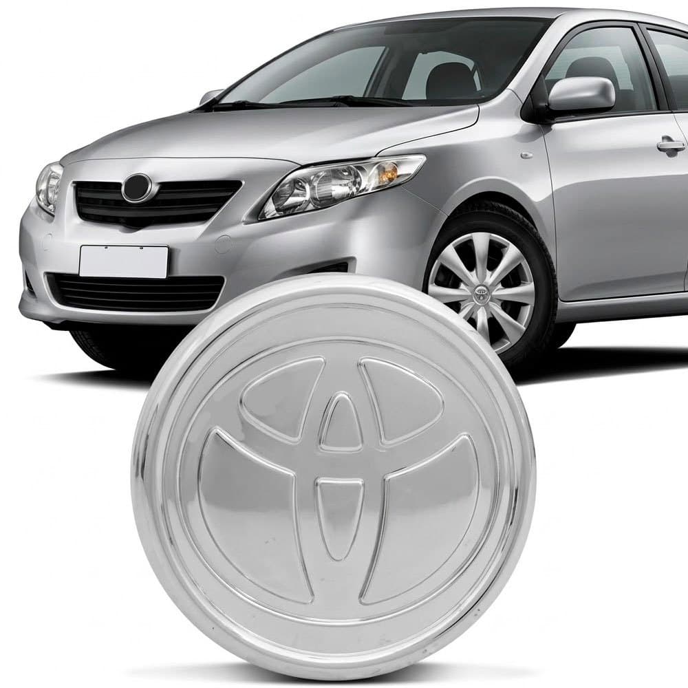 Calotinha Tampa Miolo Centro De Roda Etios Corolla Cromada - 1 unidade