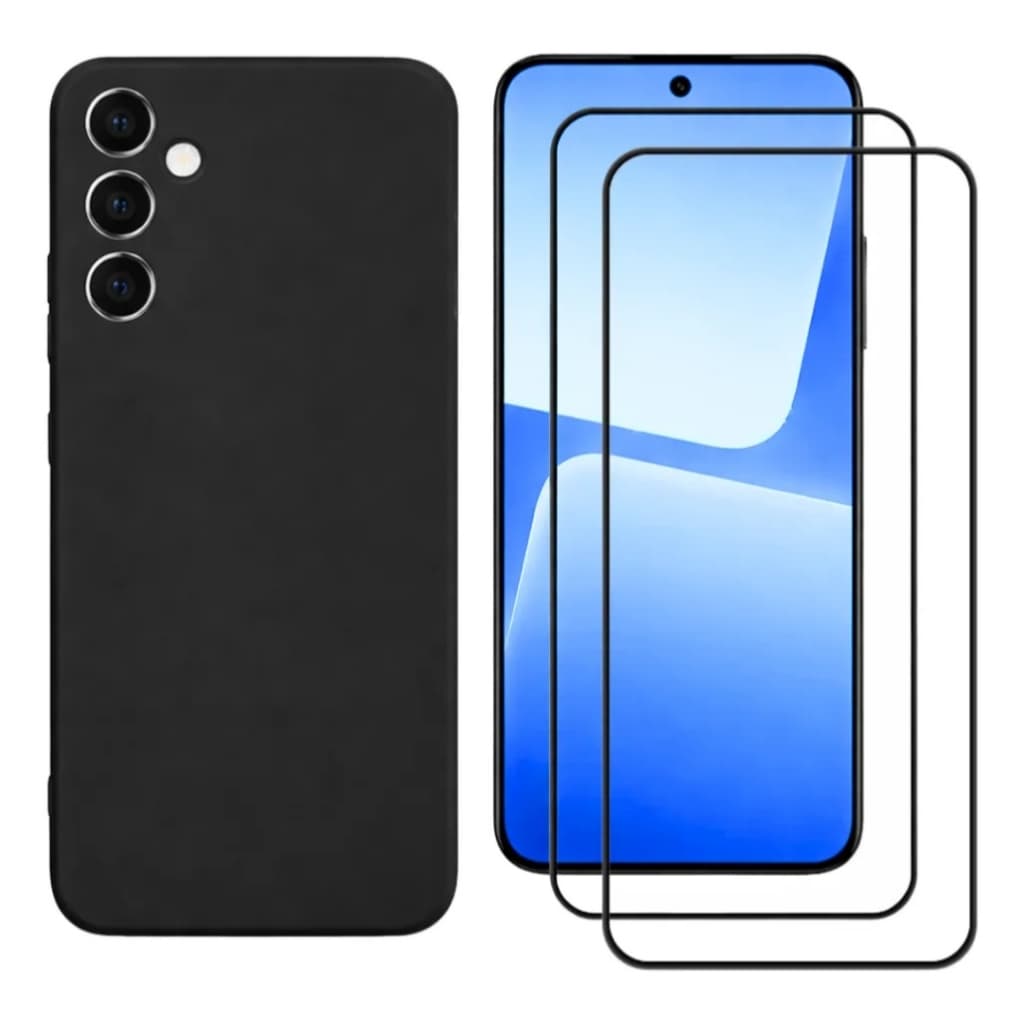 Capa Aveludada + 2x Película Vidro Temperado Para Galaxy A27