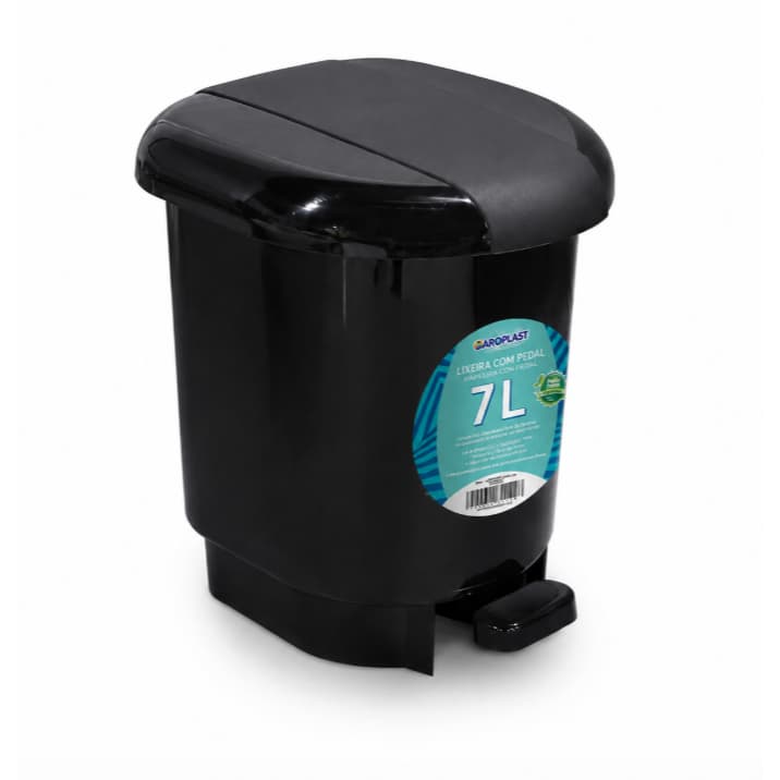 Lixeira 7 Litros com Pedal Reforçada -Arqplast