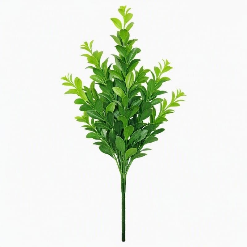 Planta Artificial Folhagem Verde Realista para Decoração Casa Sala Escritório Vasos Jardim Fácil Manutenção