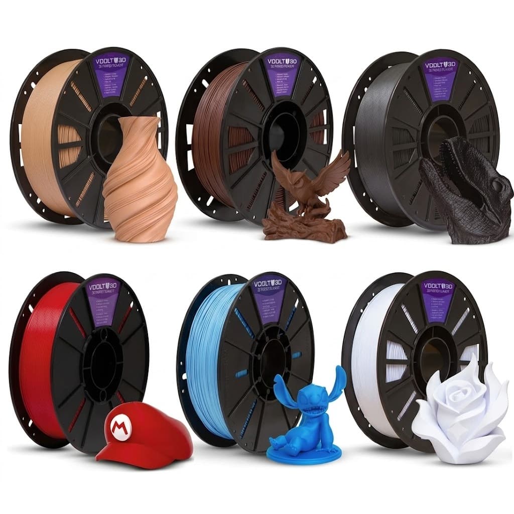 Filamento PLA - Diversas cores - Fabricante Voolt3D
