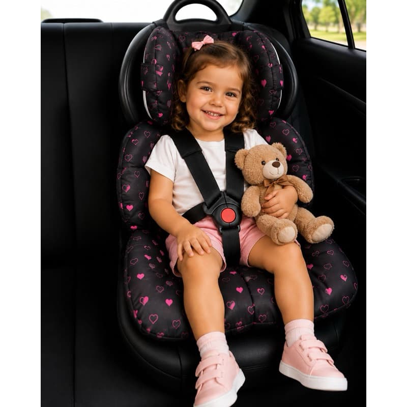 Capa Almofadada para Cadeirinha de Carro Universal 18 a 36kg Compatível Burigotto, Cosco, Galzerano, Voyage e Outras