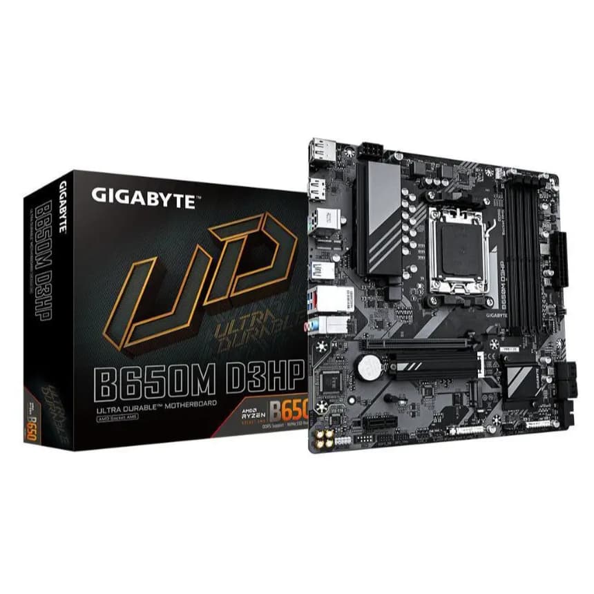 PLACA MAE GIGABYTE B650M D3HP - AMD AM5- DDR5 - MATX - M.2 NVME - HDMI/2XDISPLAYPORT