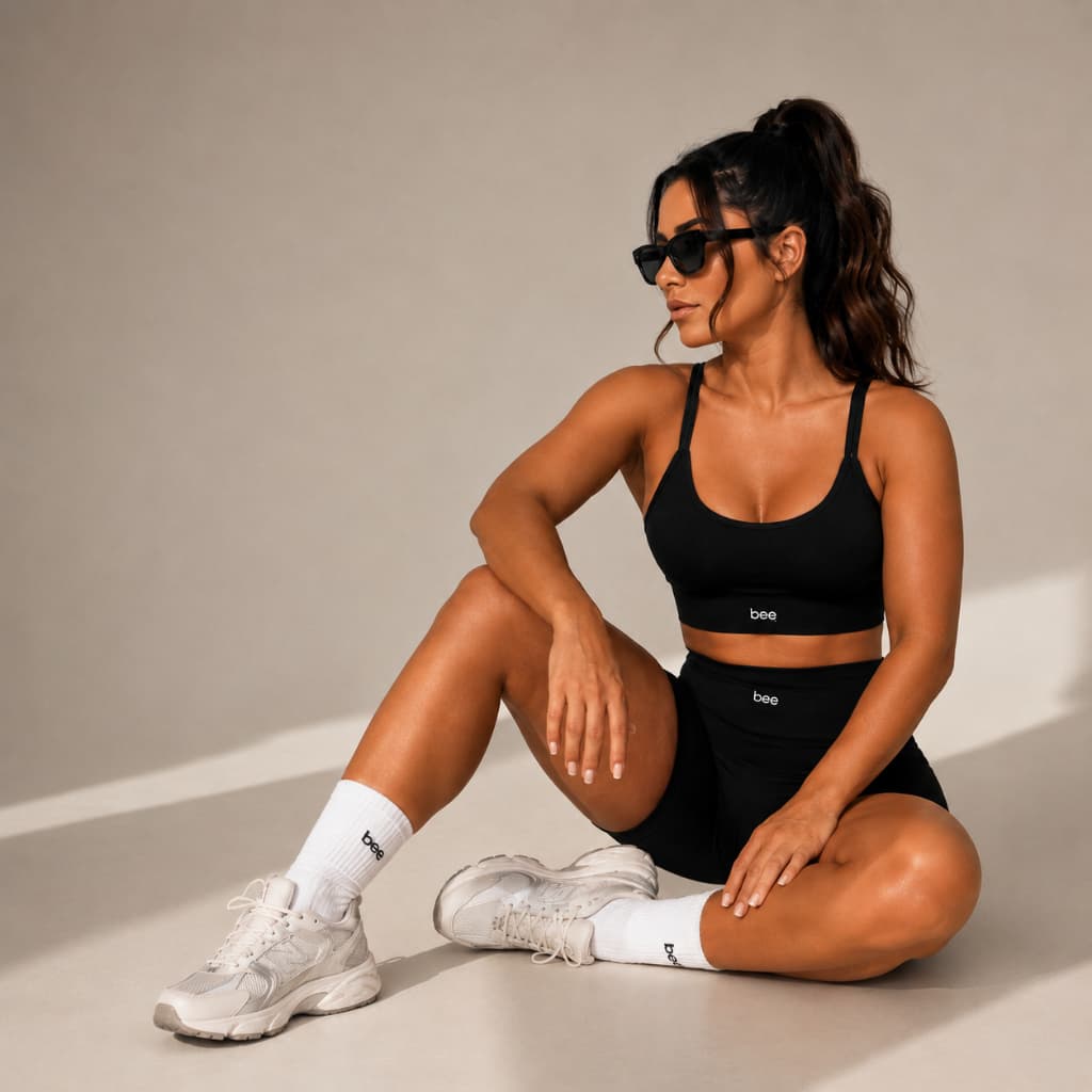 Roupa de Academia Feminina Zero Transparência Cintura Alta Fitness Treino Musculação Yoga Corrida