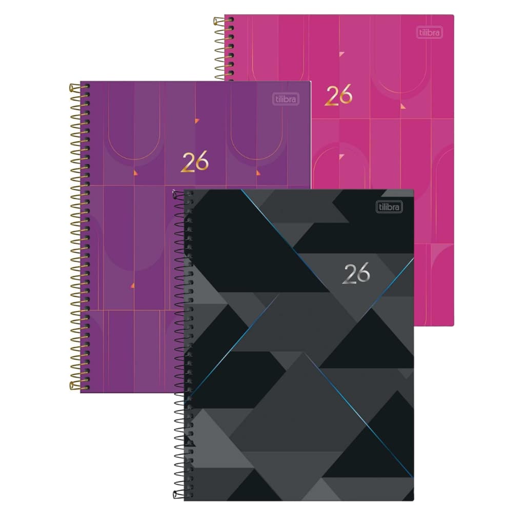 Agenda 2026 Spot Executiva Espiral Diária Grande 20 x 27,5 cm 200 Fls Tilibra