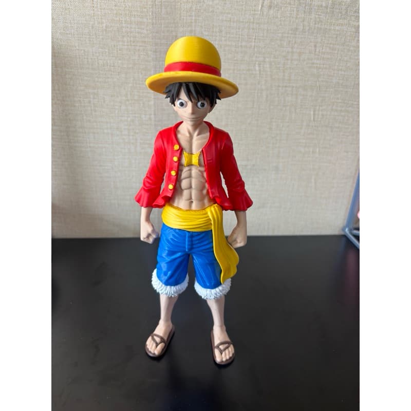Boneco Luffy One Piece 28cm-Boneco Decorativo 3D