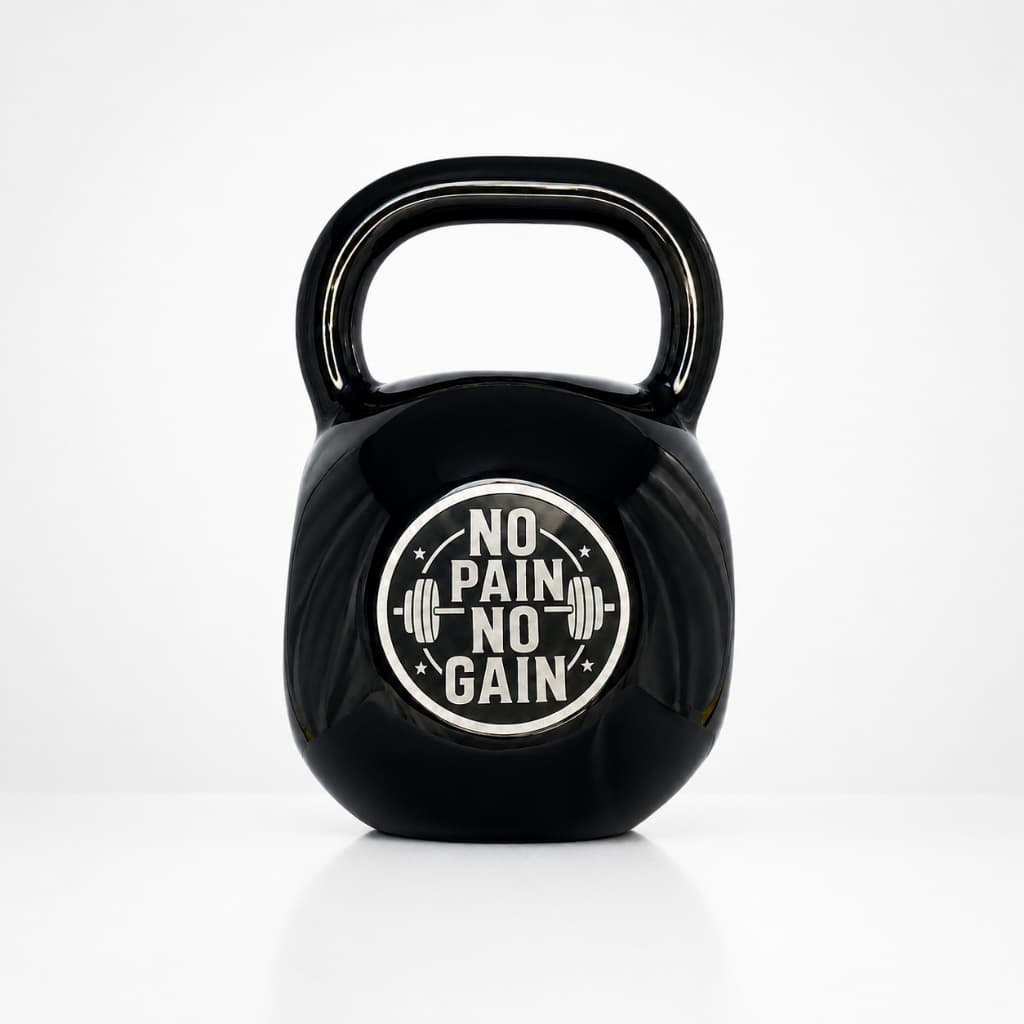 Caneca Halter 3D Exercício Peso Academia Peso Kettlebell Crossfit Whey Presente Criativo Cozinha Anilha Café