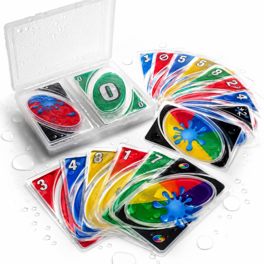 Jogo De Cartas Uno Piscina À Prova D'agua Para Toda Família