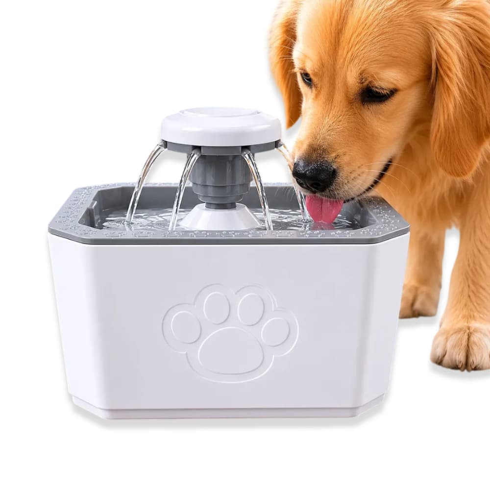 Fonte Bebedouro Automática para Cães e Gatos 2,5L USB 3 Modos Silenciosa com Filtro BPA Free